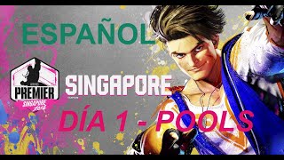 Español Latino DIA 1  POOLS  Premier Singapore 2024  Capcom ProTour [upl. by Hagan]