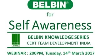 BELBIN Knowledge Series 3  BELBIN FOR SELF AWARENESS [upl. by Noruq]