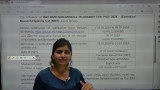 ICMR 2024 NOTIFICATION IMPORTANT DATESicmr icmrjrf exam [upl. by Chemosh]