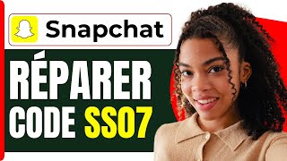 Comment Réparer Le Code De Support Snapchat SS07  En 2024 [upl. by Adiel]