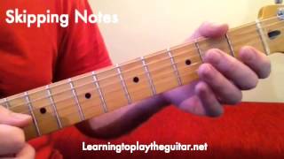 Improvising With The G Major Scale  Learning To Play The Guitar [upl. by Elokin954]