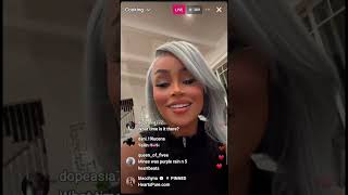 Blac Chyna IG Live Vibing 8924 [upl. by Burrill509]