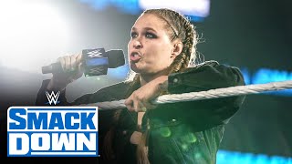 Charlotte Flair refuses to take on Ronda Rousey at WrestleMania Backlash SmackDown April 8 2022 [upl. by Anaimad209]