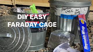 DIY Easy Faraday Cage can [upl. by Eniloj444]