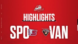 Spokane Chiefs at Vancouver Giants 1022  WHL Highlights 202324 [upl. by Mahtal861]