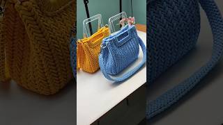 The video tutorial on crocheting a handbag with a spikelet pattern is available on my channel [upl. by Lillis]