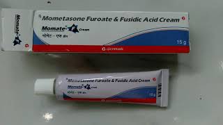 Momate F Cream  Mometasone furoate amp Fusidic acid Cream [upl. by Enelkcaj]