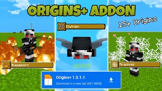 ORIGINS ADDON  MCPE 120 [upl. by Coffey]