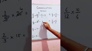 Maths  Cancellation Methods  Simple Solutions  viral trending ytshorts shorts [upl. by Ovida]