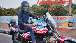 Bajaj Avenger 220 Top Speedmodified review  Ins Vlogs [upl. by Griz956]