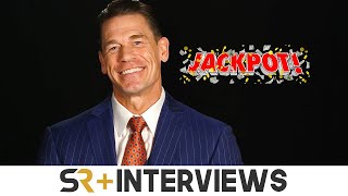 John Cena On Collaborating With Awkwafina For Jackpot Performing His Own Stunts amp DC [upl. by Ikaz]