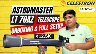 Best Gifting Telescope at Affordable Price Celestron AstroMaster LT 70AZ Refractor Telescope 125k [upl. by Cerelia696]