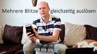 Mehrere Blitze gleichzeitig ohne Doppelbelichtung auslösen [upl. by Eskill]