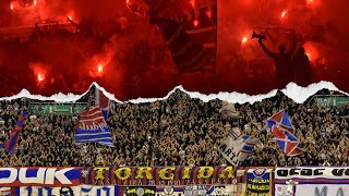 Torcida Split  HNK Hajduk Split  NK Šibenik 40 9 Kolo SS HNL [upl. by Nason]