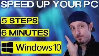 Fix Your Slow Computer  5 Easy Steps  Windows 10 2023 [upl. by Fair258]