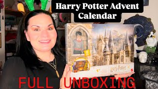 Harry Potter Advent Calendar FULL UNBOXING This one gave me stress [upl. by Willman]