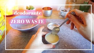 Deodorante naturale fatto in casa FACILISSIMO e Zero Waste 🍯 [upl. by Deeann997]