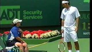 Federer  Ljubicic 30 F Miami 2006 Best Rogers points [upl. by Vel140]