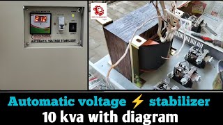 हिंदी10 kva automatic voltage stabilizer with digital display high cut and timerSkill development [upl. by Gilges]