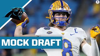 2022 NFL Mock Draft Panthers Draft What They DESPERATELY NEED a Quarterback  CBS Sports HQ [upl. by Fraser]