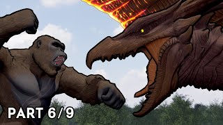 Rodan vs Kong 2017  Animation Part 69 [upl. by Uhn]