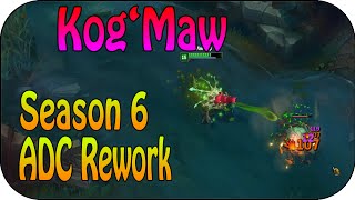 KogMaw Spotlight  Season 6 ADC Rework auf dem PBE [upl. by Nylaras]