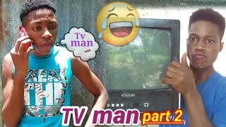 Tv  man part 2 ft oryon comedy 😂😂 [upl. by Errised88]