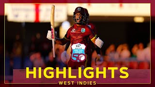 Highlights  West Indies v England  Hope Hits Spectacular GameWinning Hundred  1st CG United ODI [upl. by Abbie]