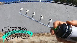 RESAKS  ⚡ Testing 5 Caps Spray Paint Adapter ⚡  Graffiti Tool [upl. by Ainoek761]