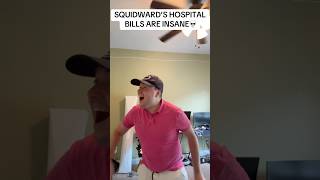 SQUIDWARD GETS A TICKET TO THE HOSPITAL youtubeshorts funny krustykrab bloopers funnyface [upl. by Nivlad]