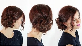 Easiest Messy Side Bun [upl. by Ditzel]