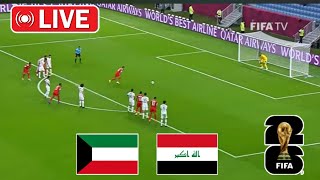 مباشر  الكويت ضد العراق  تصفيات كأس العالم 2025 آسيا  بث مباشر مباراة العراق اليوم لعبة pes21 [upl. by Janette800]