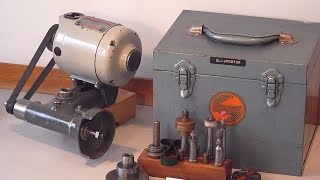 Dumore Model 44 Tool Post Grinder 14HP Supportschleifmaschine Supportschleifer [upl. by Oilejor]