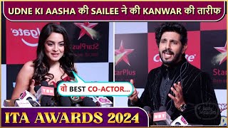 Udne Ki Aasha Fame Neha Harsora Praises Kanwar Dhillon amp Calls Him Best CoStar At ITA Awards 2024 [upl. by Lebazej]