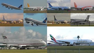 London Stansted Airport Plane Spotting  Incl UAE 747  28th November 2023 [upl. by Alenoel]