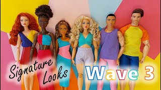 Unboxing Barbie Signature Looks Wave 3 [upl. by Eissak]