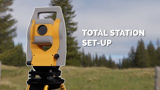 Total Station Setup Guide Animation [upl. by Niroc]