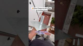 💥Pieza de Zingueria Para Pase de Instalaciones Steel Framing enseco steelframing [upl. by Euqininod]