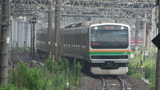 20240716 【OM入場】 E231系 U531編成 小山駅  Japan Railways E231 Series U531 Set for Maintenance at Oyama [upl. by Harberd]