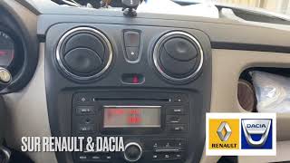 Réparer Code Radio Erreur Sur Renault et Dacia Dacia [upl. by Hara888]