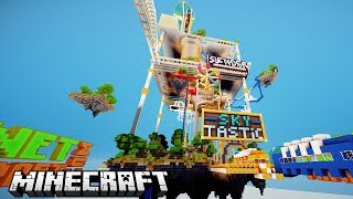 NOG NOOIT ZOIETS GEZIEN  Minecraft Vliegende Pretpark 1 [upl. by Alisha]