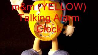 mampm YELLOW Talking Alarm Clockwmv [upl. by Letsirc]