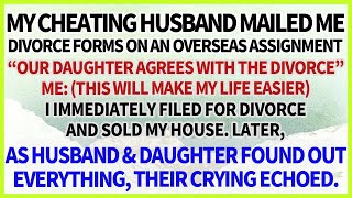 My cheating husband mailed me divorce forms while I was abroad I muttered “This makes life ea [upl. by Em876]