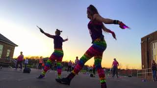 Clubbercise outside at sunset [upl. by Lundin704]