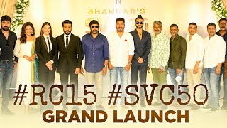 RC15 SVC50 Grand Movie Launch Video  Ram Charan Kiara Advani  Shankar  Dil Raju [upl. by Malory]