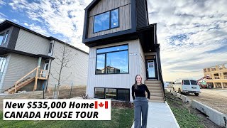 New 1471 Sqft House in Edmonton for 535000  Complete House Tour  Canada Home Tour [upl. by Gievlos]