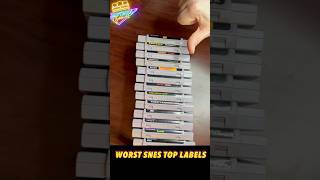 Worst SNES top labels retrogaming videogames snes supernintendo nintendo gamecollecting [upl. by Diver]