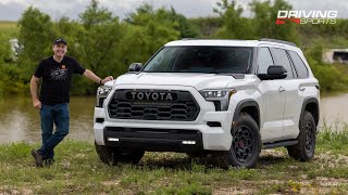 2023 Toyota Sequoia TRD PRO Review and OffRoad Test [upl. by Ibok340]