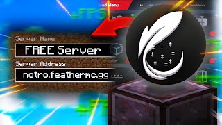 Host a FREE Minecraft Server Using Feather Client [upl. by Oinotnaocram662]