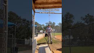 POV Teammate Gets a New Glove🤣 baseball comedy 44pro 44progloves [upl. by Iago]